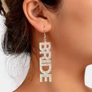 👰♀Silver Sparkle Bride Earrings👰♂